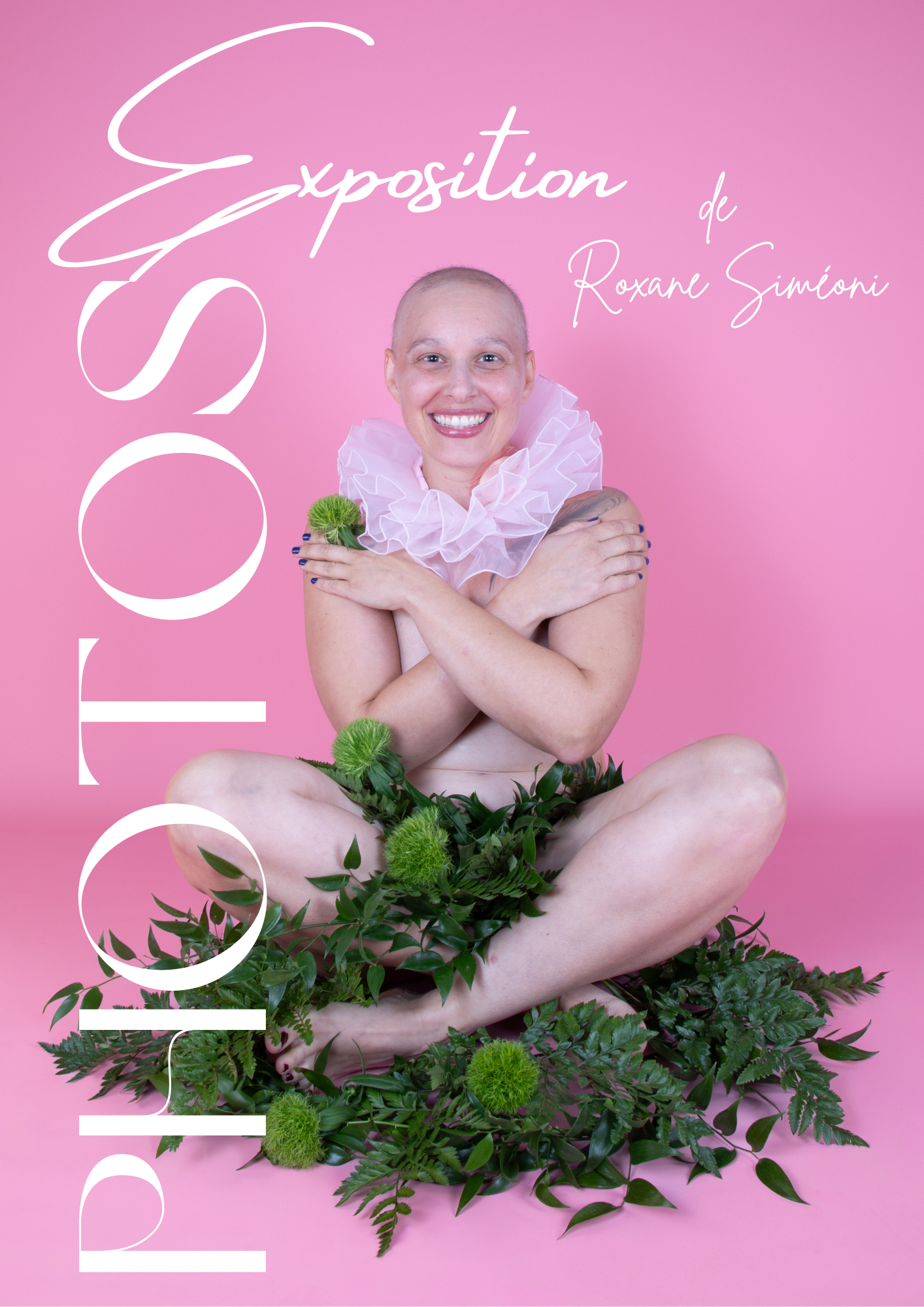 Affiche Exposition photo cancer du sein Bordeaux - À fleurs de soi